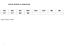 Jazz Chord Chart - Love With A Feeling