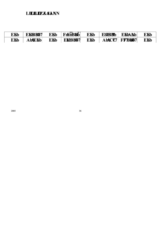 Lil Liza Jane Chord Chart Printable pdf
