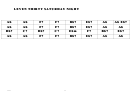 Leven Thirty Saturday Night Chord Chart