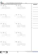Using The Distributive Property Of Division Worksheet