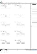 Using The Distributive Property Of Division Worksheet