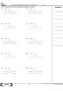 Using The Distributive Property Of Division Worksheet