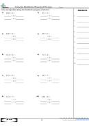 Using The Distributive Property Of Division Worksheet