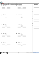 Using The Distributive Property Of Division Worksheet