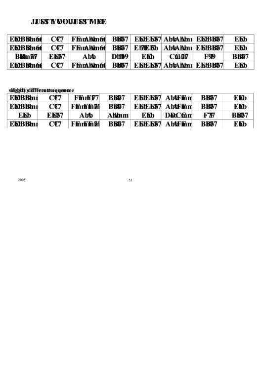 Cushion Foot Stomp (Diff Version Underneath) Chord Chart printable pdf ...