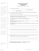 Form Cf:0060 - Application For Authority To Conduct Affairs In Arizona - 2010