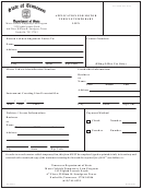Form Ss-4258 - Application For Motor Vehicle Temporary Lien