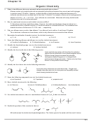 Organic Chemistry Sheet