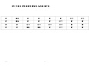 Jazz Chord Chart - In The Sweet Bye And Bye