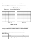 Federal Work Study Time Sheet Template