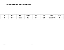 Jazz Chord Chart - I Walked In The Garden