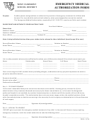 Emergency Medical Authorization Form - West Clermont School District