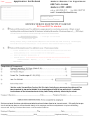 Application For Refund Form - Amherst Income Tax Department