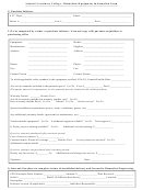 Biomedical Equipment Information Form