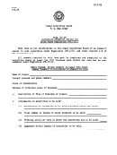 Form 133.29 - Intrastate Exemption Notice For Sales Under Regulation - 1992
