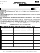 Form Ct-1120 Hic - Hiring Incentive Tax Credit - State Of Connecticut Department Of Revenue Services 2000 Printable pdf