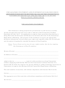 Explanatory Statement Form - 1999