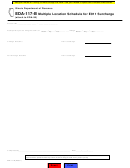 Form Eda-117-b - Multiple Location Schedule For E911 Surcharge