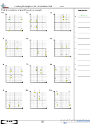 Creating Rectangles With A Coordinate Grid Worksheet With Answer Key