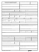 Dd Form 1299 - Application For Shipment And/or Storage Of Personal Property