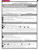 Form Ansc 7035 - Change Of Membership Status Form - Us Coast Guard Auxiliary