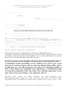 Notice Of Hearing Before General Magistrate Form - Pinellas County, Florida