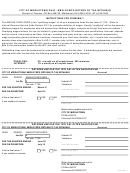 Form Mw-1 - Employer's Return Of Tax Withheld
