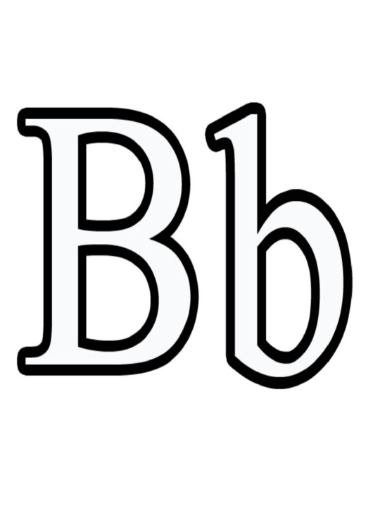 B Letter Template
