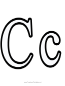 C Letter Template