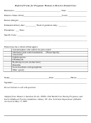 Referral Form For Pregnant Women To Receive Dental Care
