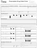 Form Gc-1360 - Aenta Prescription Drug Claim Form Printable pdf