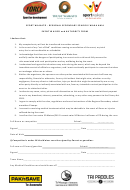 Event Waiver And Authority Form
