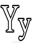 Y Letter Template