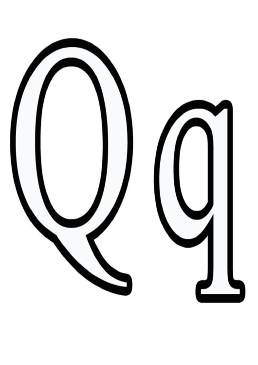 Q Letter Template Printable pdf