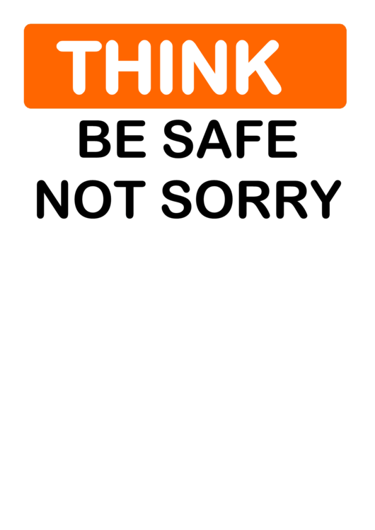 Think Sign Template Printable pdf