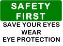 Safety First Sign Template