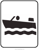 Boat Sign Template