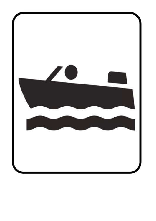 Boat Sign Template Printable pdf