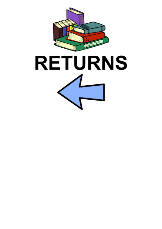 Library Sign Template