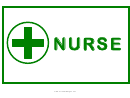 Nurse Sign Template