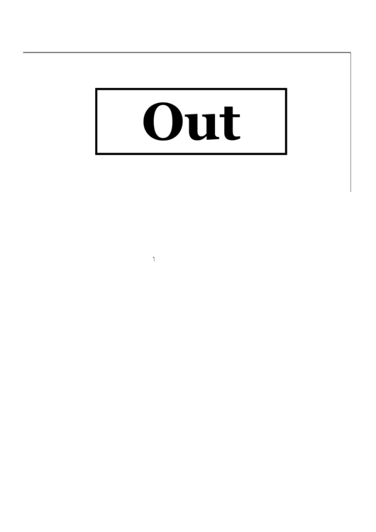Out Sign Template Printable pdf