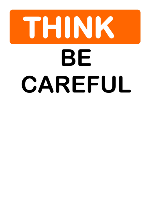 Think Sign Template Printable pdf