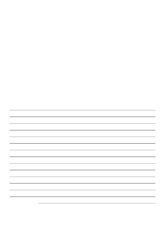Blank Lined Paper - Portrait, Wide Printable pdf