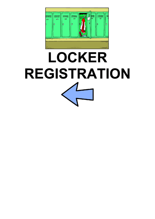 Registration Sign Template Printable pdf