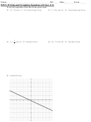 Hw5: Writing And Graphing Equations Of Lines (1.5)