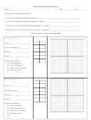 Vertex Form Practice Worksheet