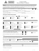 Scouts Canada - Physical Fitness Certificate Template