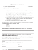 Exemption Or Refusal Of Flu Vaccination Form