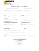 Health Status Assessment Printable pdf