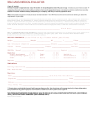 Bsa Class 2 Medical Evaluation Form